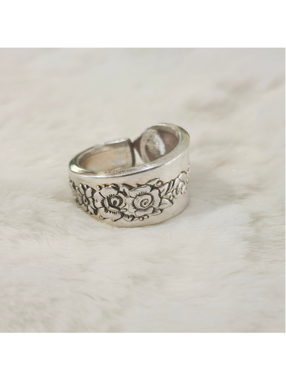Silverwear Ring Size 5¾ ONEIDA silverplate ROYAL ROSE
